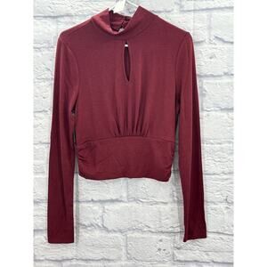 NWT Brea Canyon Keyhole Cinched Waist Claret Large